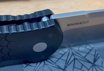 Pro-Tech TR-3 MC1 Magnacut Knife Fish Scale Black - NORTH RIVER OUTDOORS