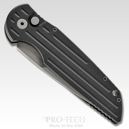 Pro-Tech TR-3 Tactical Response Auto Knife (3.5" Bead Blasted Plain) - NORTH RIVER OUTDOORS