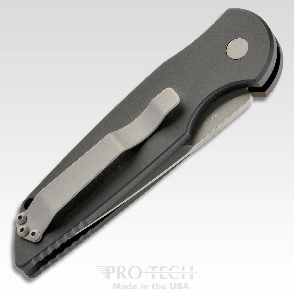 Pro-Tech TR-3 Tactical Response Auto Knife (3.5" Bead Blasted Plain) - NORTH RIVER OUTDOORS
