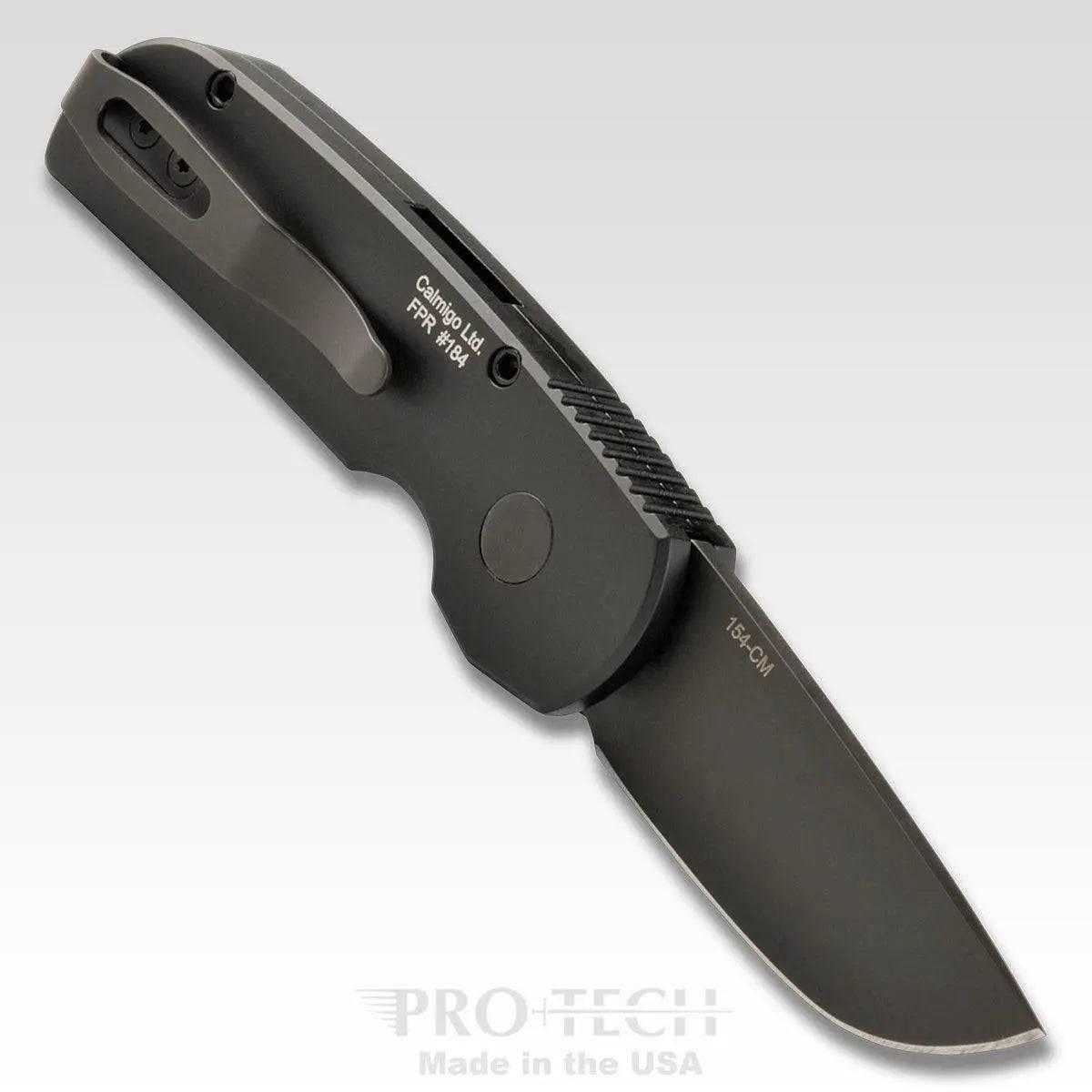 PROTECH KNIVES CALMIGO AUTO KNIFE 2205-SWAT FOLDER 2" All BLACK - NORTH RIVER OUTDOORS