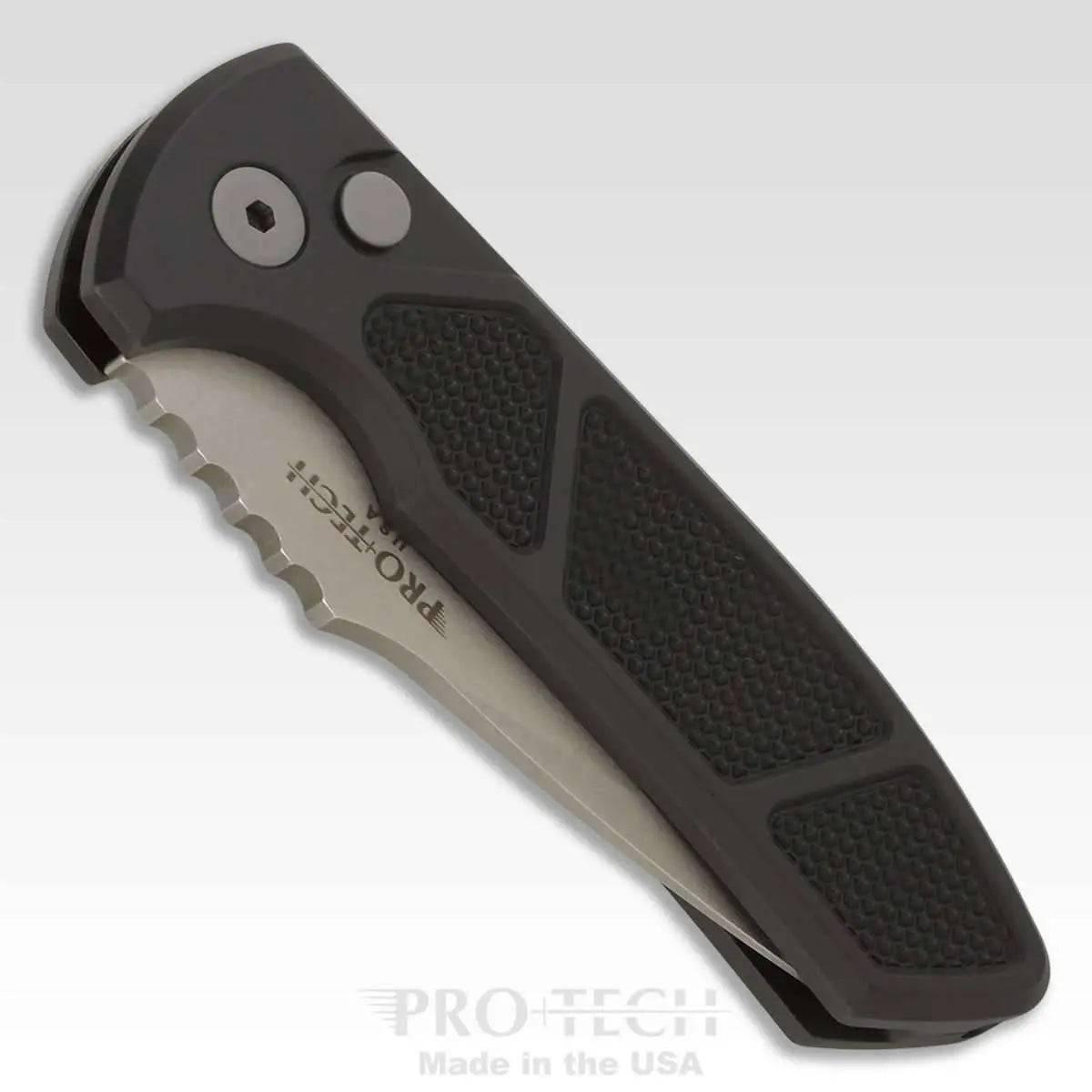 ProTech Les George SBR LG405 Stonewashed Blade Knurled (USA) - NORTH RIVER OUTDOORS