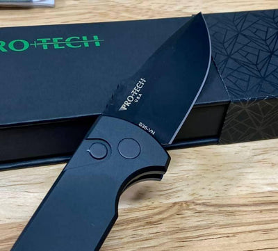 Protech LG403-LH Les George SBR Left Handed Auto Folding Knife 2.5" S35VN - NORTH RIVER OUTDOORS
