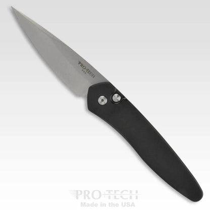 ProTech Newport Auto Knife Black (3" Stonewash) 3405 - NORTH RIVER OUTDOORS