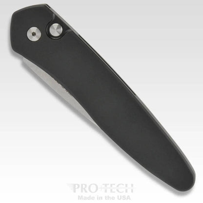 ProTech Newport Auto Knife Black (3" Stonewash) 3405 - NORTH RIVER OUTDOORS