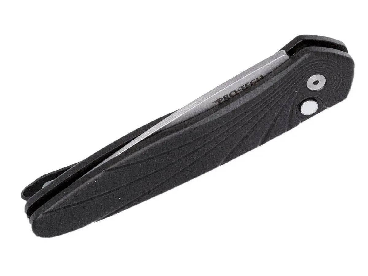 Protech Newport Auto Knife Black 3D Wave (3") 3436 - NORTH RIVER OUTDOORS