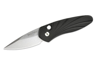 ProTech Sprint Black Auto Knife 3D Wave (1.95" Stonewash) 2936 - NORTH RIVER OUTDOORS