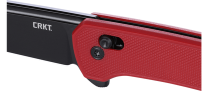 CRKT 7075 Q Compact Crossbar Lock Flipper Knife 3.05" 14C28N Stonewashed