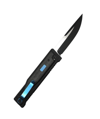 REATE EXO GRAVITY KNIFE PVD TITANIUM/BLACK MICARTA 3.75" DROP POINT TWO TONE PVD - NORTH RIVER OUTDOORS