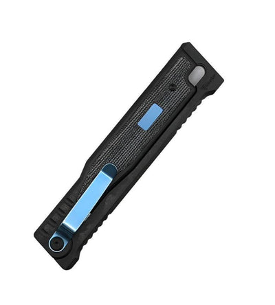 REATE EXO GRAVITY KNIFE PVD TITANIUM/BLACK MICARTA 3.75" TANTO TWO TONE PVD - NORTH RIVER OUTDOORS