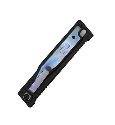 REATE EXO GRAVITY OTF KNIFE PVD TITANIUM ANODIZED INLAY 3.75" TANTO TWO TONE PVD - NORTH RIVER OUTDOORS