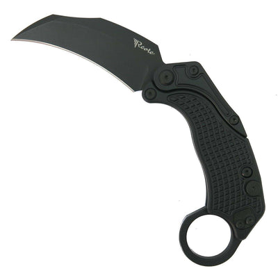 Reate Exo-K Karambit Gravity Knife Black Aluminum (3.1" Black PVD) - NORTH RIVER OUTDOORS