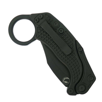 Reate Exo-K Karambit Gravity Knife Black Aluminum (3.1" Black PVD) - NORTH RIVER OUTDOORS
