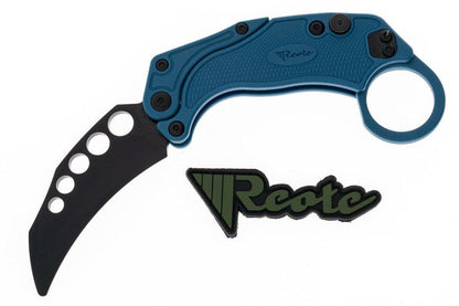 Reate Exo-K Karambit Gravity Knife Tan Aluminum (3.1" Stonewash) - NORTH RIVER OUTDOORS