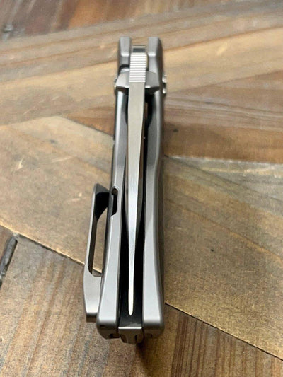 Reate Iron-X Framelock Titantium Folding Knife Carbon Fiber - NORTH RIVER OUTDOORS