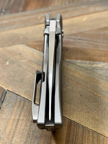 Reate Iron-X Framelock Titantium Folding Knife Carbon Fiber - NORTH RIVER OUTDOORS