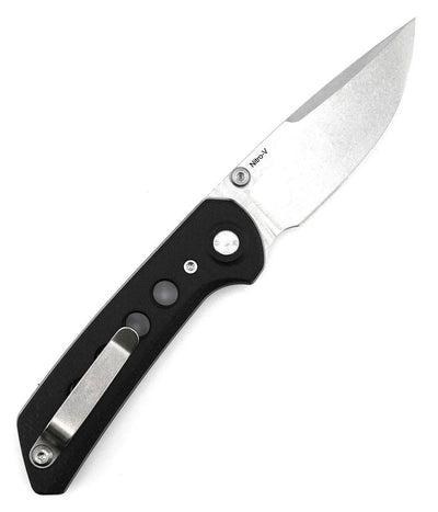 Reate PL-XT Black Micarta - Nitro-V - Stonewashed - Black G10 Inlay - NORTH RIVER OUTDOORS