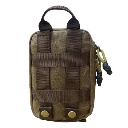 Roaring Fire Smolder Waxed Canvas Gear Organizer Pouch - NORTH RIVER OUTDOORS