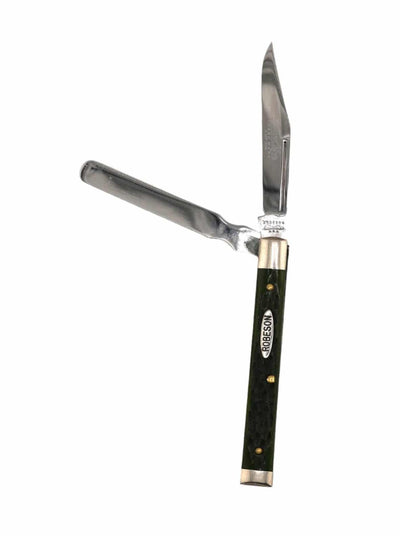 Robeson Shuredge Green Bone Doctors Knife by Queen Cut Co. - NORTH RIVER OUTDOORS