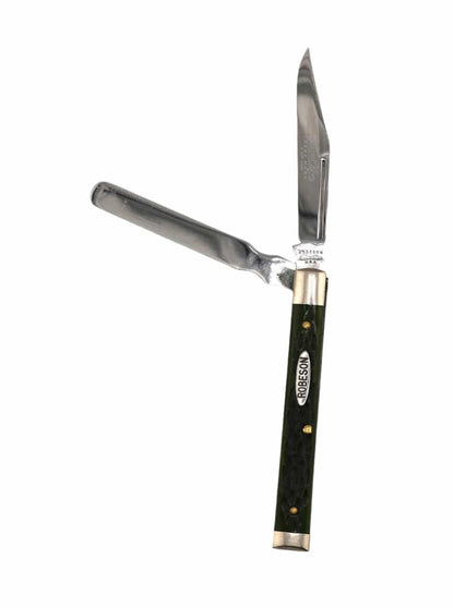 Robeson Shuredge Green Bone Doctors Knife by Queen Cut Co. - NORTH RIVER OUTDOORS