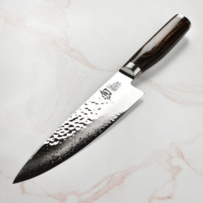 Shun Premier 8" Chef's Knife Handcrafted Japanese Kitchen Knife VG-MAX Core with Damascus - NORTH RIVER OUTDOORS