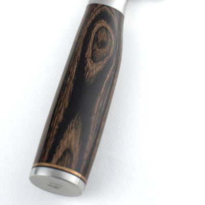 Shun TDM0702 Premier Santoku Knife 7" Hammered Blade PakkaWood Handle - NORTH RIVER OUTDOORS