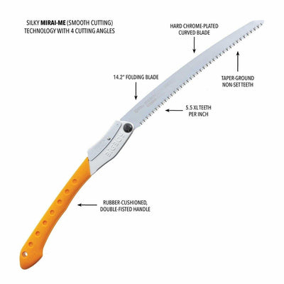 Silky 356-36 Bigboy 2000 Pro Folding Saw 14.2" Curved - NORTH RIVER OUTDOORS