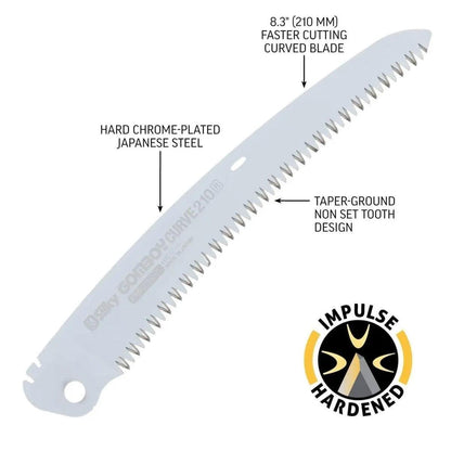 Silky GomBoy Curve Professional Folding Saw 240mm 717-24 - NORTH RIVER OUTDOORS