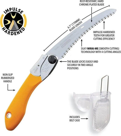 Silky Professional 726-17 PocketBoy Curved Saw 170mm (Japan) - NORTH RIVER OUTDOORS