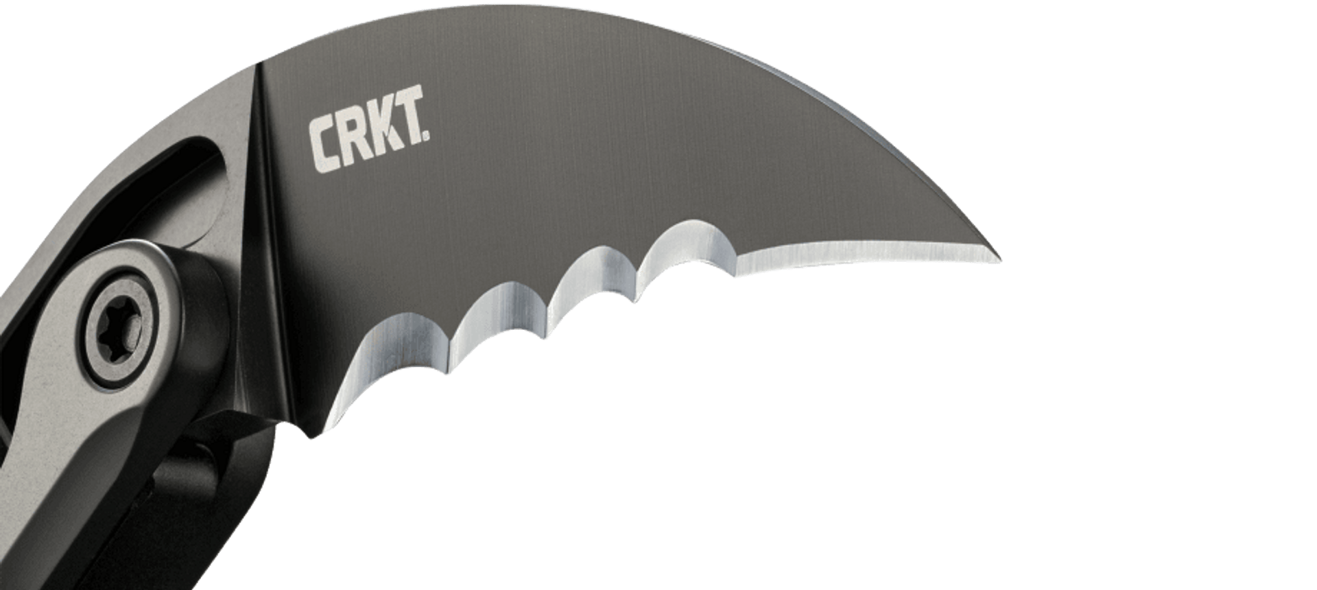 CRKT 4040 Kinematic Provoke Folding Karambit 2.41" D2 Black Plain Blade Aluminum Handles