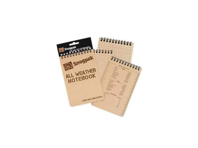 SnugPak All Weather Notebooks (Large) - NORTH RIVER OUTDOORS