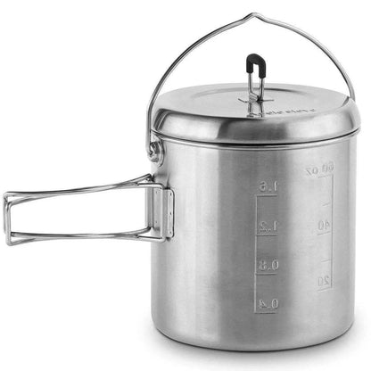 Solo Stove Pot 1800: Stainless for Titan - NORTH RIVER OUTDOORS
