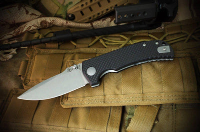 Spartan Field Grade Les George Astor SFBL8CF Folding Knife 3.625" CTS-XHP - NORTH RIVER OUTDOORS
