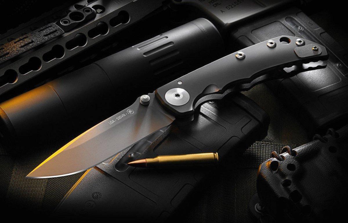 Spartan Harsey Folding SF5BK Knife 3.95" S45VN Black Titanium - NORTH RIVER OUTDOORS