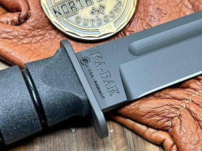 Spartan KA-BAR MagnaCut Black Blade Handle w/ Black Kydex Sheath (USA) - NORTH RIVER OUTDOORS