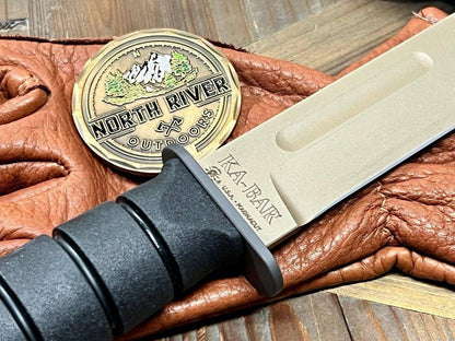 Spartan KA-BAR MagnaCut FDE Blade w/ Black Kydex Sheath (USA) - NORTH RIVER OUTDOORS
