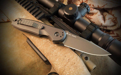 Spartan Zelos SF9BKBK Auto Folding Knife 3.25" S45VN Black PVD - NORTH RIVER OUTDOORS