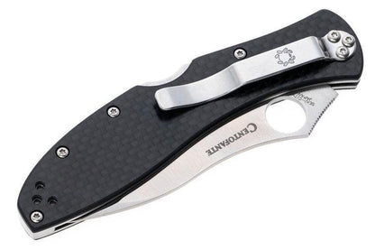Spyderco Centofante 3 Distributor Exclusive Carbon Fiber Satin Cru-Wear Blade - NORTH RIVER OUTDOORS