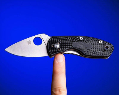 Spyderco Ambitious C148PBK Lightweight Folding Knife 2.43" - NORTH RIVER OUTDOORS