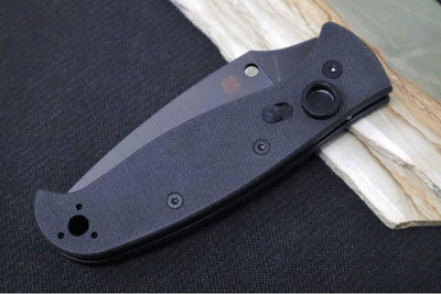 Spyderco Autonomy 2 C165GPBBK2 Auto Folding Knife LC200N Black DLC Blade - NORTH RIVER OUTDOORS