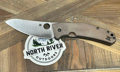 Spyderco C211TIP SpydieChef Semi-Custom Ti Folding Knife 3.32" LC200 (USA) - NORTH RIVER OUTDOORS
