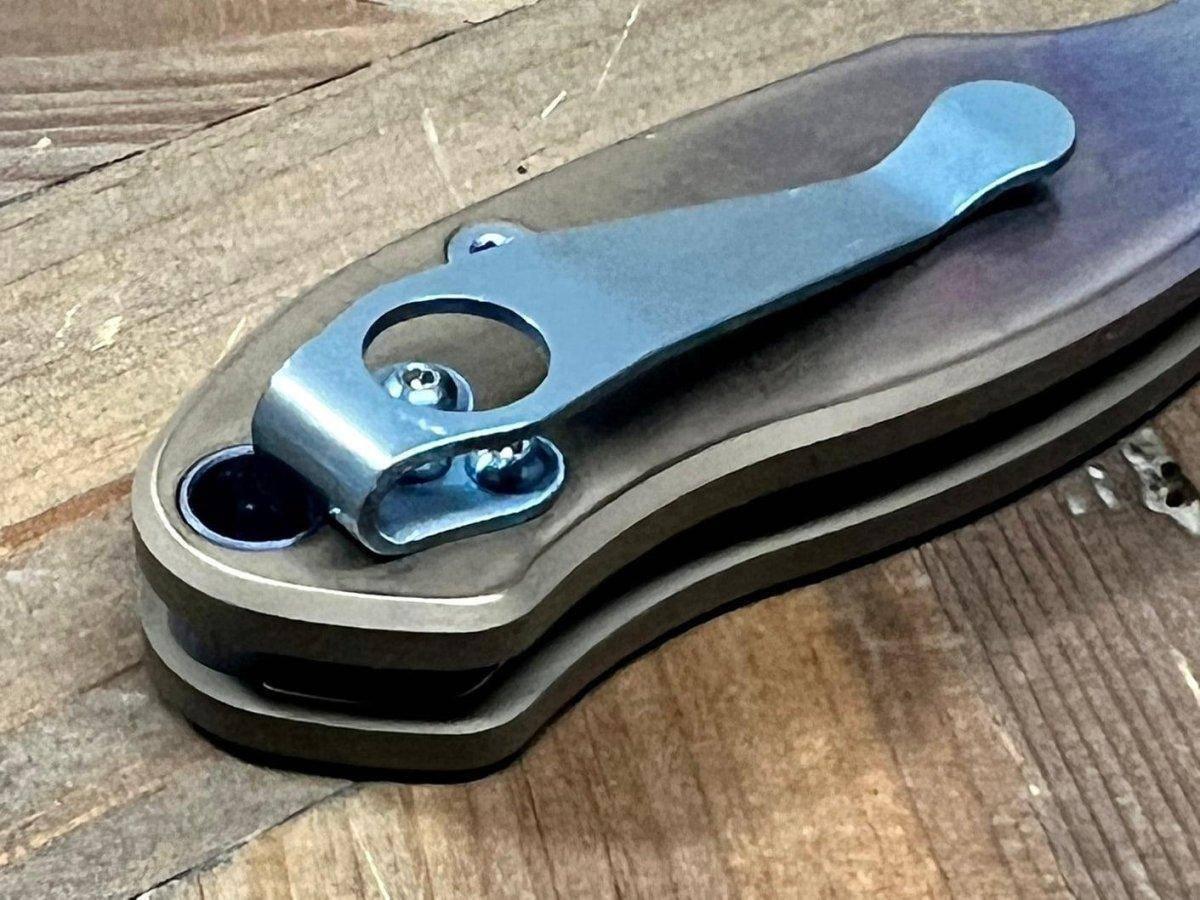 Spyderco C223GPDGY Para 3 Semi-Custom All Ti Hardware Maxamet Knife (USA) - NORTH RIVER OUTDOORS