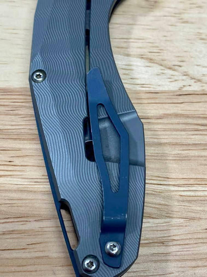 Spyderco C235CFTIP Drunken Folding Knife 3.5" S90V Carbon Fiber / Titanium (Pre-Owned) - NORTH RIVER OUTDOORS