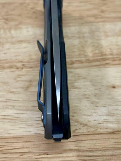 Spyderco C235CFTIP Drunken Folding Knife 3.5" S90V Carbon Fiber / Titanium (Pre-Owned) - NORTH RIVER OUTDOORS