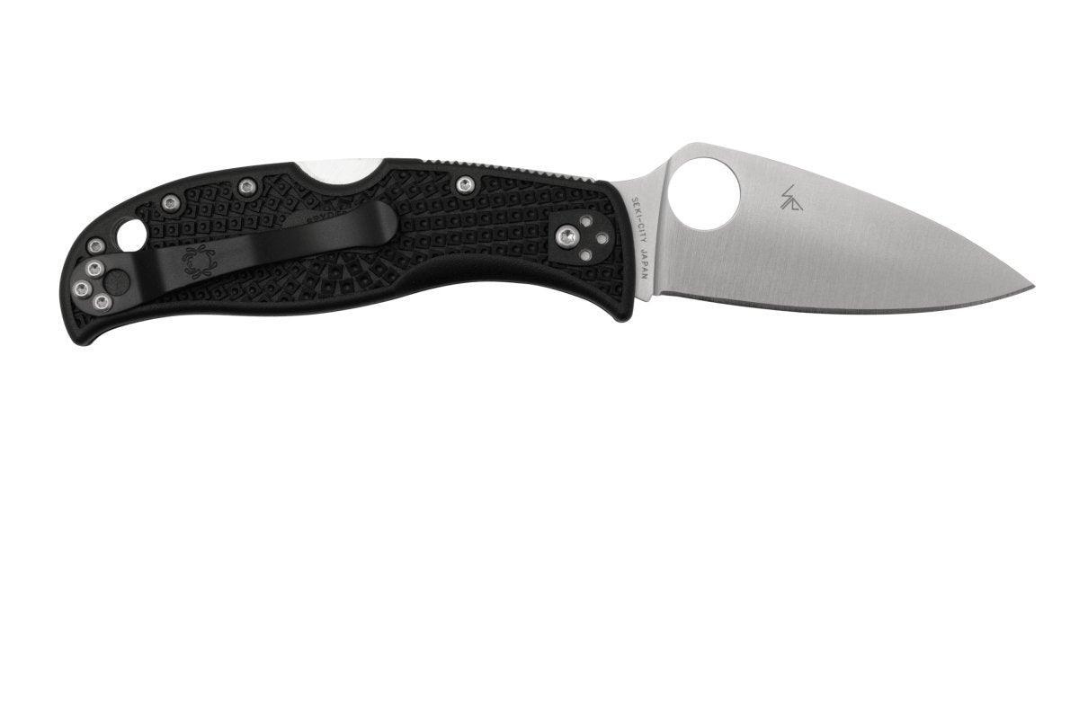 Spyderco C262PBK LeafJumper Folding Knife 3.09" VG10 Satin Leaf Shaped (USA) - NORTH RIVER OUTDOORS