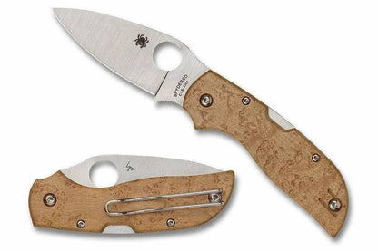 Spyderco Chapparal Birdseye Maple Knife (CTS-XHP) C152WDP - NORTH RIVER OUTDOORS