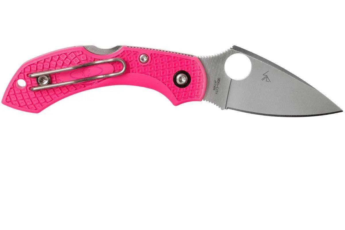 Spyderco Dragonfly 2 Pink Heals Lightweight Knife Pink (2.3" Satin) - NORTH RIVER OUTDOORS