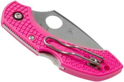 Spyderco Dragonfly 2 Pink Heals Lightweight Knife Pink (2.3" Satin) - NORTH RIVER OUTDOORS