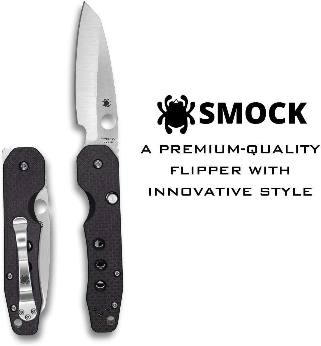 Spyderco Kevin Smock C240CFP Folding Knife 3.45" S30V Carbon Fiber - NORTH RIVER OUTDOORS