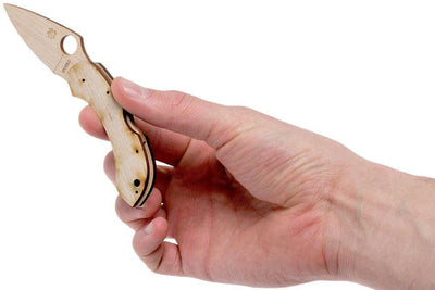 Spyderco Lil' Native C230 Wooden Folding Knife Kit, Gift Tin WDKIT2 - NORTH RIVER OUTDOORS