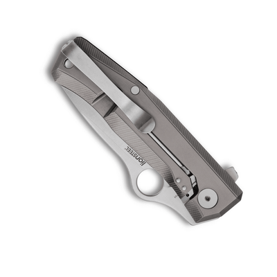 Spyderco/LionSteel SpyMyto Flash Batch Flipper Knife 3.32" M398 Drop Point Blade Green Canvas Micarta Titanium Frame Lock - NORTH RIVER OUTDOORS